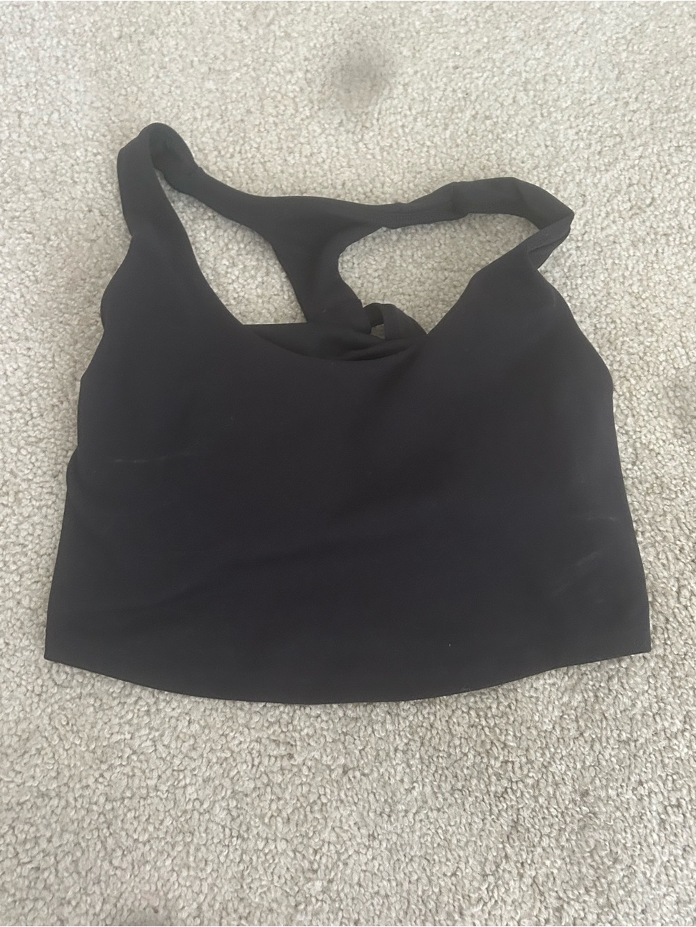 Gilly Hicks Black Racerback Sports Bralette